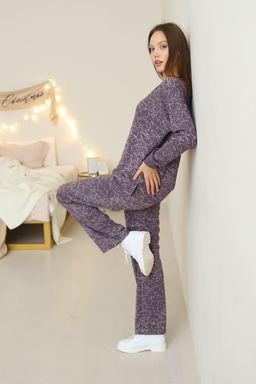 Брюки женские 156L10 сиреневый - Solo mio фото 3