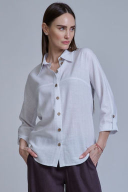 рубашка ЛЕН с ХЛОПКОМ