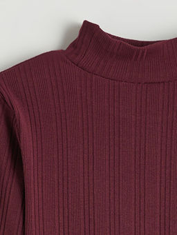 Bal?k?? Yaka K?z ?ocuk Triko Kazak