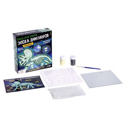 Набор для опытов Эпоха динозавров, скелет трицератопса - Эврики фото 2