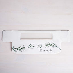 Цена за 5 шт. Коробка для макарун, кондитерская упаковка, «Для тебя» 18×5.5×5.5 см