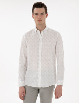 Haki Slim Fit Uzun Kollu G_mlek