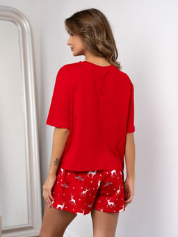 Комплект жен.арт.1247-1,красно-белый