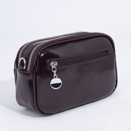 Сумка кросс-боди на молнии, цвет бордовый - Simaland фото 2