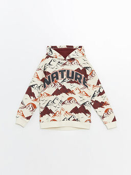 Kap??onlu Erkek ?ocuk Sweatshirt