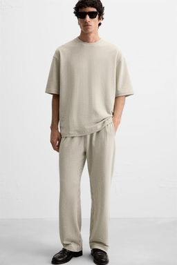 SEERSUCKER TROUSERS WITH PLEATS - Zara фото 5