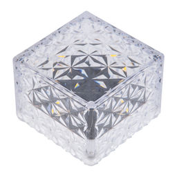 USL-F-172/PT050 ICECUBE Садовый светильник на солнечной батарее. 4 светодиода. Теплый белый свет. 1*АА Ni-Mh аккумулятор в/к. IP44. TM Uniel - Volpe фото 2