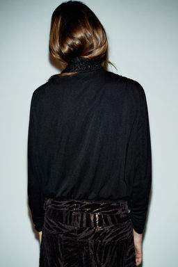 DRAPED CHAIN BODYSUIT - Zara фото 3