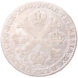 Монета 1/2 кроненталера 1764 года Австрийские Нидерланды