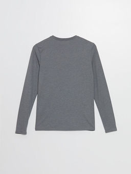 Bisiklet Yaka Uzun Kollu Erkek Sweatshirt - Waikiki фото 2
