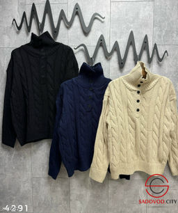 Свитер-косичка на пуговицах - Bruno фото 2