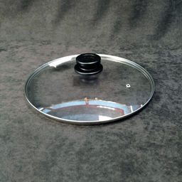 Крышка стекл. д28 арт. ручкой из нерж. стали арт. KC*GTL28110 N БШК ОБКЛ