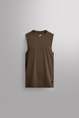 CAMISETA TANK PRIMERA CAPA / Marr?n - Zara фото 6