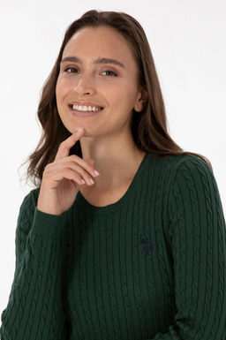 Kad_n Koyu Ye_il Basic Kazak Sepette S_rpriz _ndirim - U.s. polo assn фото 2