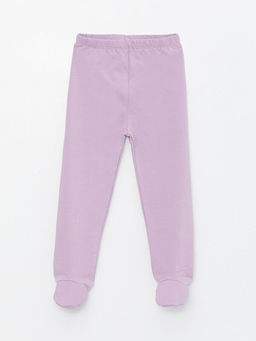 Beli Lastikli K?z Bebek ?orapl? Pijama Alt