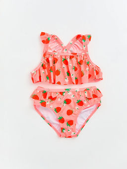 ?ilek Desenli K?z ?ocuk Bikini