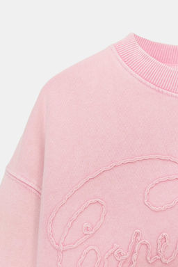 FADED SLOGAN SWEATSHIRT - Zara фото 3