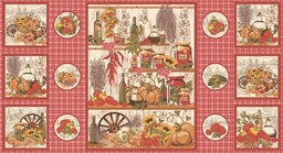 Ткань для пэчворка PEPPY УДАЧНЫЙ УРОЖАЙ ПАНЕЛЬ ФАСОВКА 60 x 110 см 146 г/кв.м  5 100% хлопок УУ-01