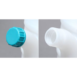 Канистра пищевая «Бочонок», 20 л, пластиковая, со сливом, белая