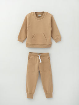 Костюм свитшот+брюки песочный, песочный - Lesi kids фото 32