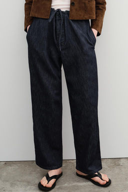 ZW COLLECTION STRAIGHT-LEG MID-RISE JEANS - Zara фото 2