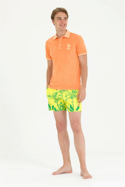 Мужские зеленые шорты для плавания