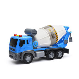 Машина "Бетономешалка" 1:16 (свет, звук) в коробке (цвет синий)