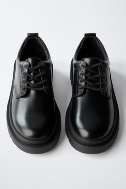 TRACK SOLE DERBY SHOES - Zara фото 5