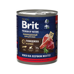 Консервы Premium by Nature с говядиной и сердцем для взрослых собак всех пород 5051144