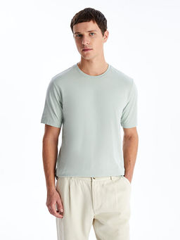 Bisiklet Yaka Penye Erkek Ti??rt