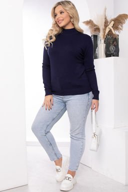 Водолазка Осенняя история (темно-синяя) Б7871 - Lt collection фото 12