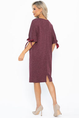 Платье трикотажное Кайла (бордовое) П14782-10М - Lt collection фото 3