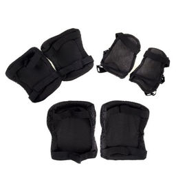 Защита для катания на роликах и велосипеде 6 предметов. 4-15лет / Yan-0021B /уп 100/ черный - Галеонтрейд фото 2