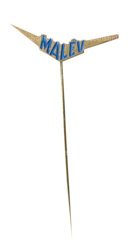 Значок рекламный авиакомпания Malev