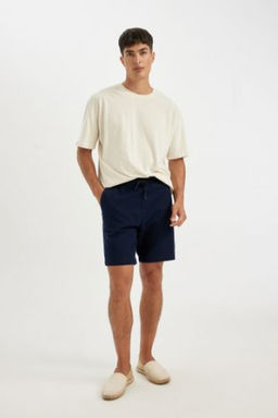 Relax Fit Pamuklu Bermuda Sort