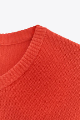 PLAIN KNIT SHORT SLEEVE TOP - Zara фото 22
