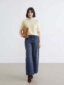 Bisiklet Yaka Kad?n Triko Kazak