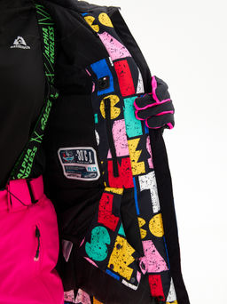 Женская горнолыжная сноубордическая куртка Alpha Endless Ultra Chaleur SNB 423/316_7 Разноцветный  фото 9