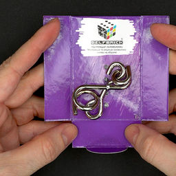 DELFBRICK DLM-17 Головоломка металлическая 1 шт Петельки 2 элемент