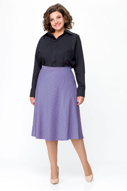 Блуза Swallow 803.2 черный+серебряный узор фото 66