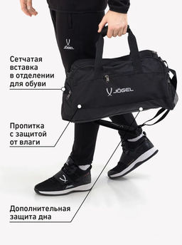 Сумка спортивная JOGEL DIVISION Small Bag, черный фото 11