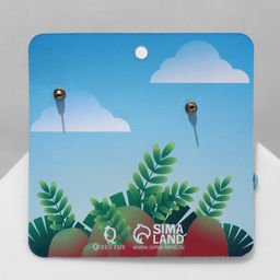 Серьги ассорти Динозавр SMILE, цветные в золоте - Queen fair фото 4