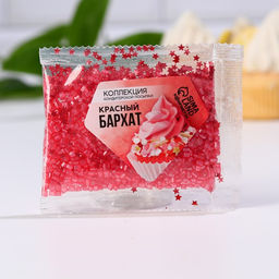Посыпка кондитерская блестящая: красная, 25 г. - Simaland фото 2