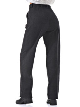 Теплые брюки из драпа c высокой посадкой - А+б коллекция фото 23