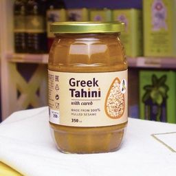 El Greko. Тахини с сиропом рожкового дерева, стекл.банка, 350г - Kandylas фото 2