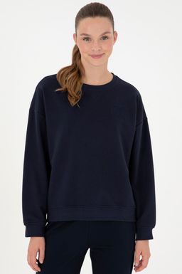 Женский темно-синий свитшот Неожиданная скидка в корзине - U.s. polo assn фото 3