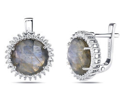 Серьги, лабрадорит, Кадрия