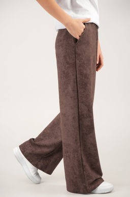 Брюки палаццо из футера для девочки Happyfox