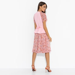 Костюм с юбкой комбинированный, Сияние уверенности (2 в 1)