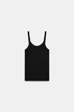 SOFT INTERLOCK TOP WITH DRAPED SIDE DETAIL - Zara фото 20